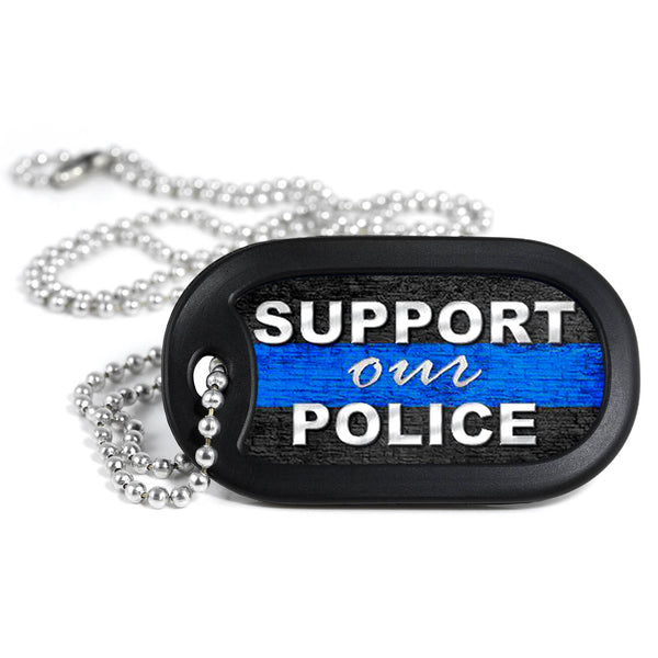 Blue line 2024 dog tag